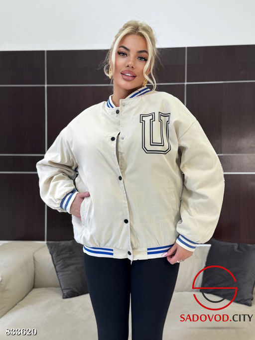 Бомбер с надписью женский - Bruno фото 3