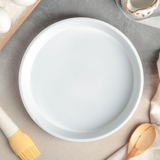 Форма для выпечки Доляна «Флёри», 24×4 см, керамическое покрытие, цвет МИКС