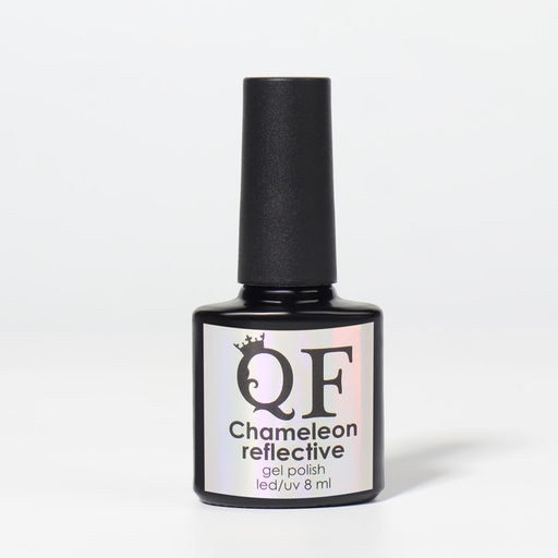 Гель лак для ногтей, Chameleon, 3-х фазный, 8мл, LED/UV, цвет тёмно-зелёный/персиковый(02) - Queen fair фото 8