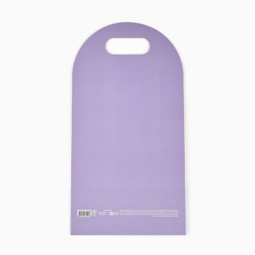 Цена за 5 шт. Переноска для цветов с вырезными сердечками «Только для тебя!»,сиреневая 20 × 30 × 8 см