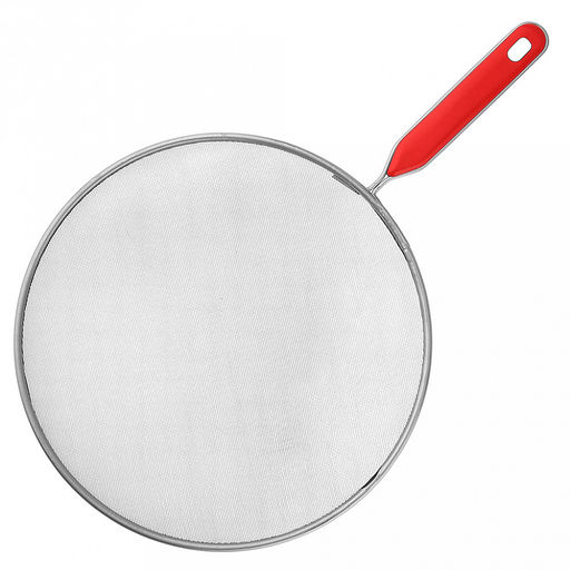 "Оптима" Крышка-сито "Брызгоулавливатель" д25см, алюминий, длинная пластмассовая ручка 14,3см, в п/эт пакете (Китай)