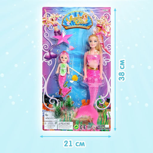 Кукла русалочка Нелли с малышкой и аксессуарами, МИКС - Simaland фото 6