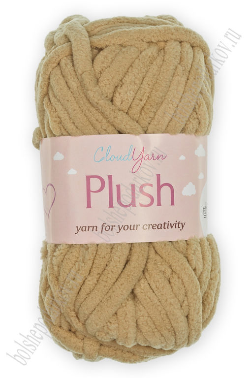Пряжа "Plush" 50 гр (10 шт) SF-7845, светло-коричневый