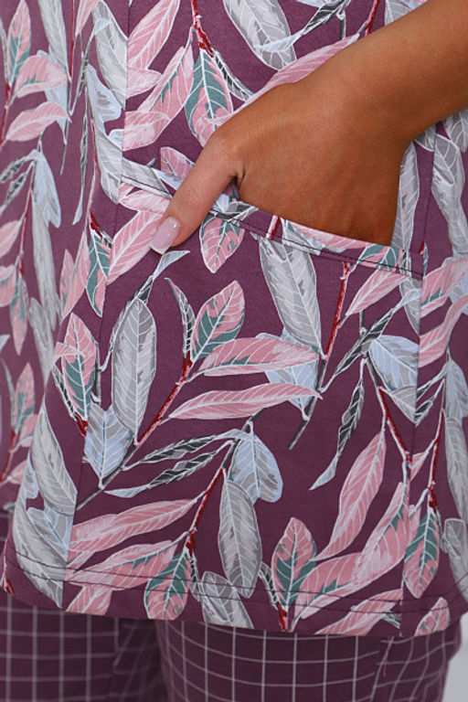 Костюм с бриджами (00990, бордовый) - Плиона фото 14