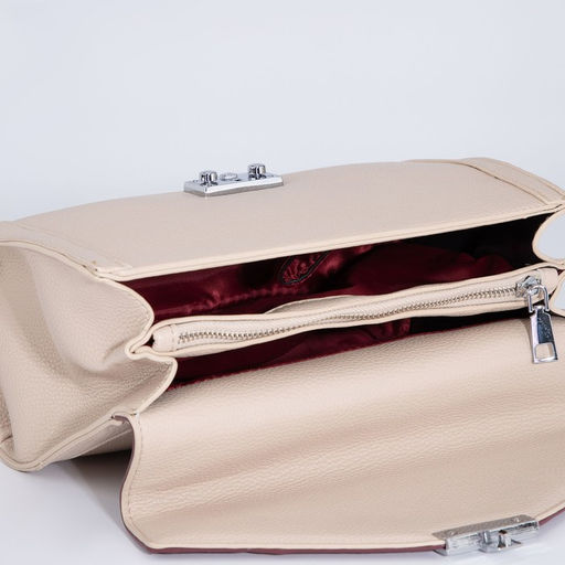 Сумка-мессенджер на клапане, цвет коричневый/бордовый - Simaland фото 7