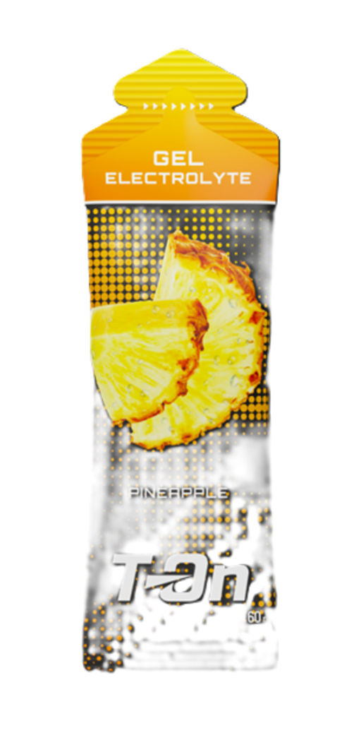 Углеводный гель ELECTROLYTE GEL со вкусом АНАНАСА 60г ТМ T-on (22г углев)  фото 2