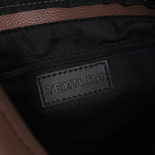 Сумка женская TEXTURA, мешок, средний размер, цвет коричневый  фото 5