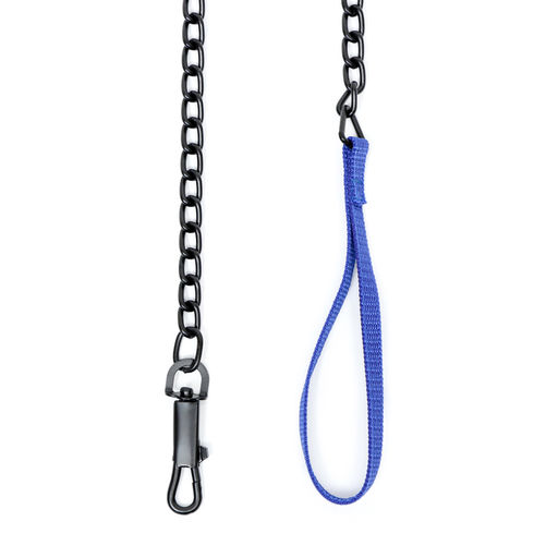 Поводок металлический, 120 см х 3 мм, черный - Пижон фото 3