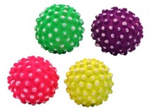 Игрушка для собак "Неоновый мяч-ежик" в ассортименте, 7,2 см (Neon hedgehog ball 7,2 cm) 140135 140135