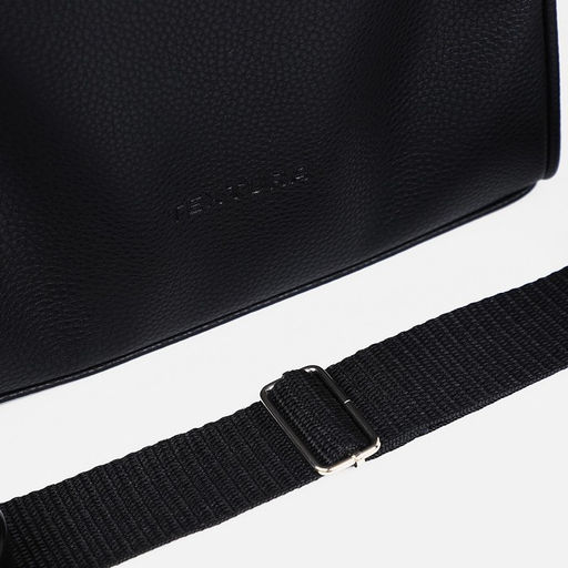 Сумка мужская TEXTURA через плечо, искусственная кожа, цвет чёрный  фото 5