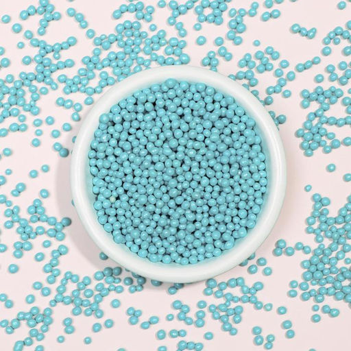 Посыпка кондитерская Жемчуг, взорванные зерна риса, бирюза, 2-5 мм, 50 г - Simaland фото 2