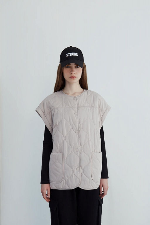 Утепленная куртка со стеганым орнаментом - Incity фото 3