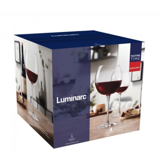 Набор бокалов ВРЕМЯ ДЕГУСТАЦИЙ БУРГУНДИЯ 4шт 650мл