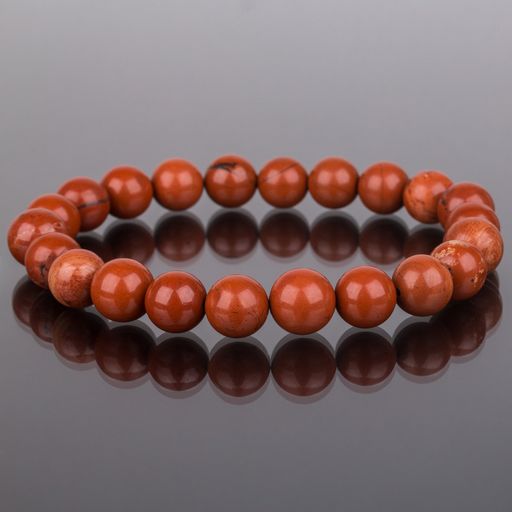 Браслет из кирпичной Яшмы