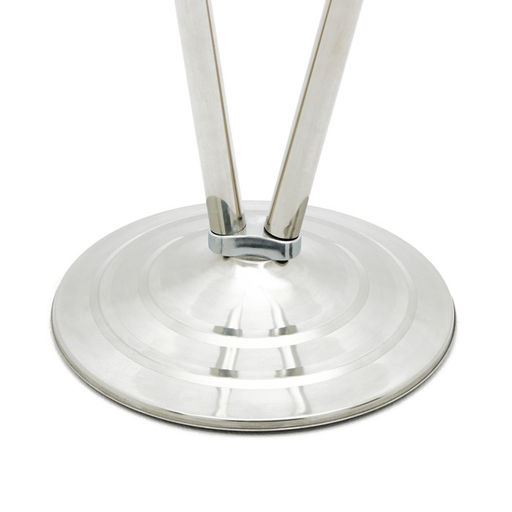 Флагшток напольный двойной 2 метра, выдвижной, платформа d=30 см