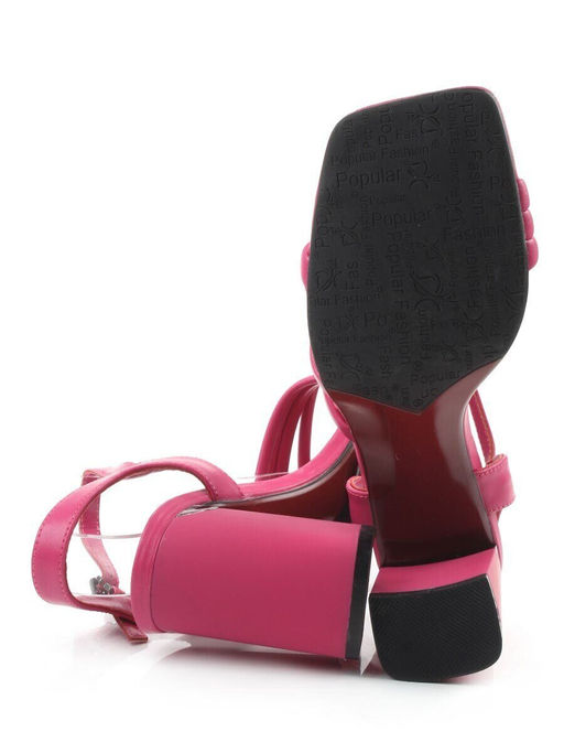 08-M2F-15LD CRIMSON Босоножки женские (натуральная кожа)