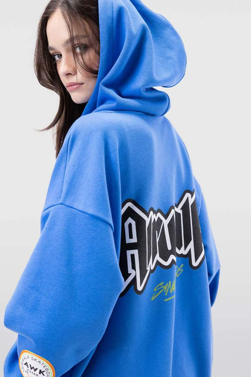 Толстовка на молнии с капюшоном Cool Airwalk Oversize