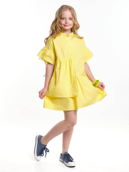 Платье Рубашка летнее хлопковое UD 7935 фисташка - Mini maxi фото 21