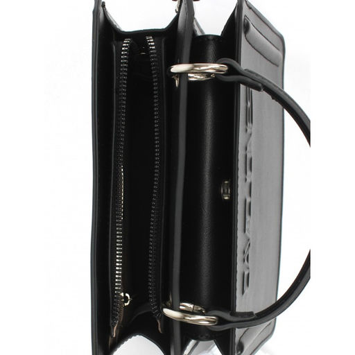 Сумка женская искусственная кожа DJ-CM 7274-BLACK, 2отд, плечевой ремень, черный SALE 263162 - Adelia фото 3