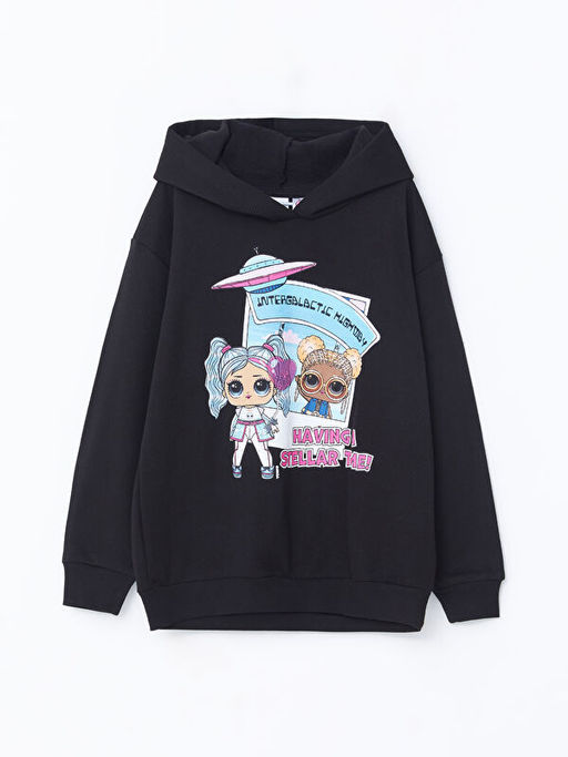Bisiklet Yaka LOL Surprise OMG Lisansl? K?z ?ocuk Sweatshirt ve E?ofman Alt? Tak?m? - Waikiki фото 2