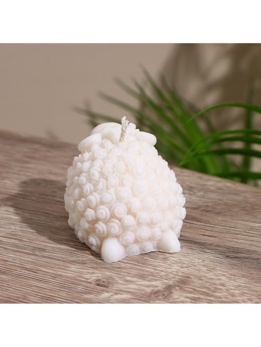 Свеча "Барашек" 4х4,5х6 см, соевый воск