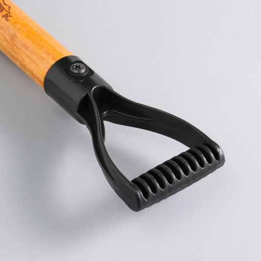 Лопата туристическая «Мастер К» штыковая, 37 см, черная, дерево