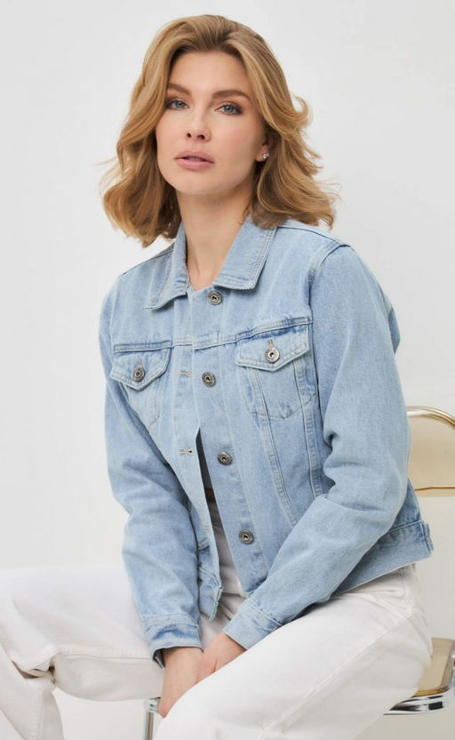 Куртка джинс P312-1230 l.blue - Primm фото 6