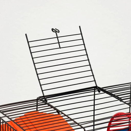 Клетка-мини для грызунов Пижон №1, укомплектованная, 27 х 15 х 13 см, бирюзовая  фото 6