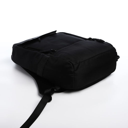 Рюкзак мужской на молнии, 5 наружных карманов, цвет серый/чёрный - Simaland фото 5