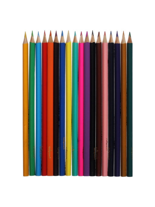 Карандаши Calligrata «Принцесса», цветные, 18 цветов, деревянные, трёхгранные