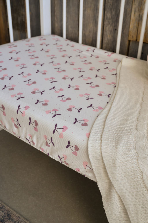 Простынь на резинке детская 120*60 для новорожденных