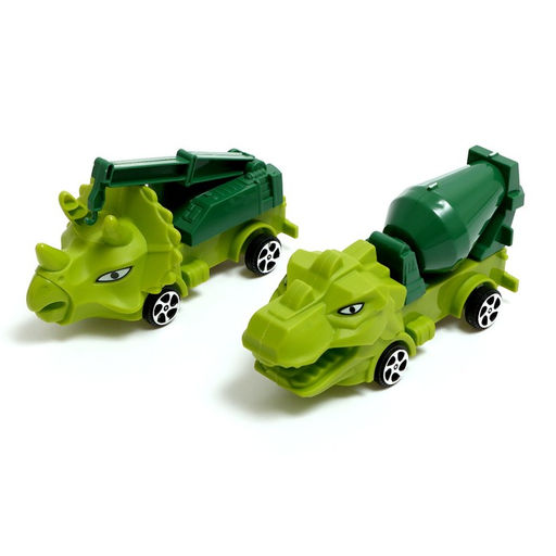 Набор грузовиков Парк животных. Динозавры, инерция, МИКС - Simaland фото 7