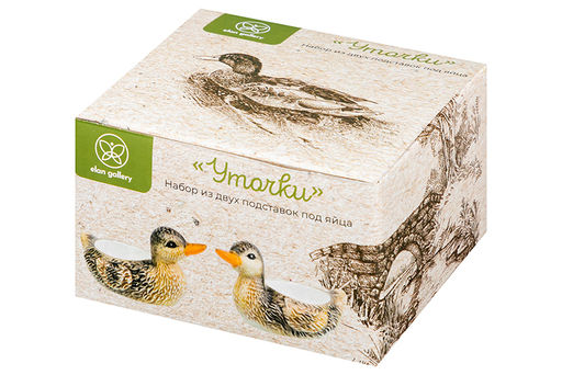Набор 2-х подставок для яиц 15 мл 10*6*6 см Уточки - Elan gallery фото 19