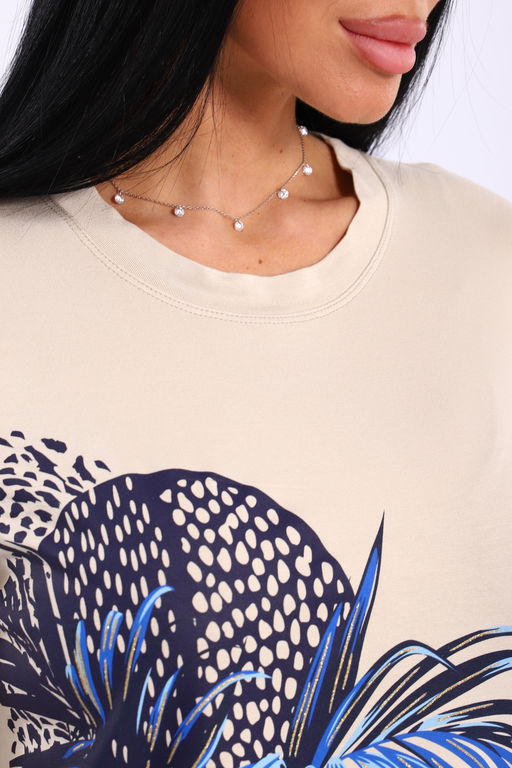 Костюм женский с брюками и футболкой из вискозы 394 - Ninel фото 2