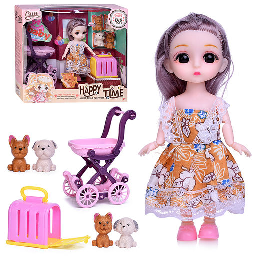 Кукла с аксессуарами "Хейли и её питомец" в коробке