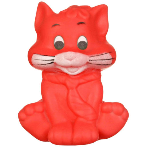 Резиновая игрушка для ванны «Котик», с пищалкой, 1 шт., МИКС