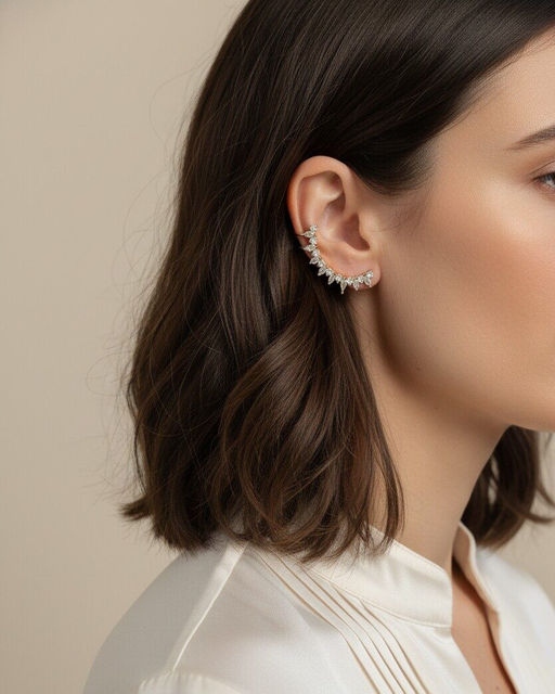 Серьги - кафф