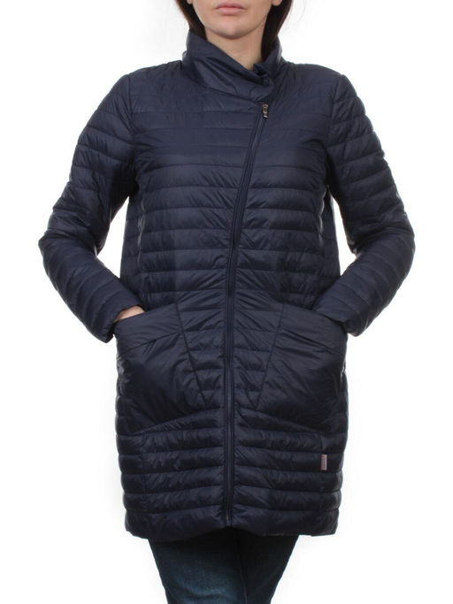 K-531 DK. BLUE Куртка демисезонная стеганая женская (70 гр. холлофайбер) - Fashion фото 3