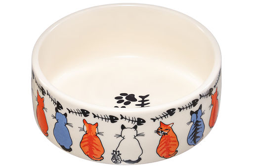 Миска для домашних питомцев 450 мл 14,5*14,5*6,5 см, с бамбуковой подставкой - Elan gallery фото 7