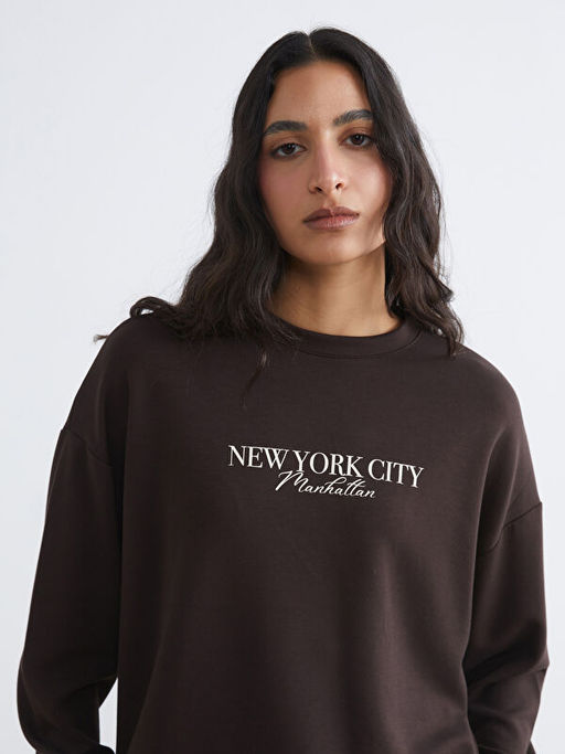 NYC Bask?l? Soft Touch Kad?n Sweatshirt Tunik