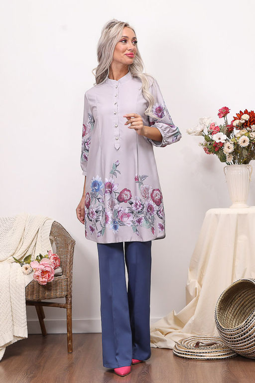 Рубашка М4-4145 - Wisell фото 10