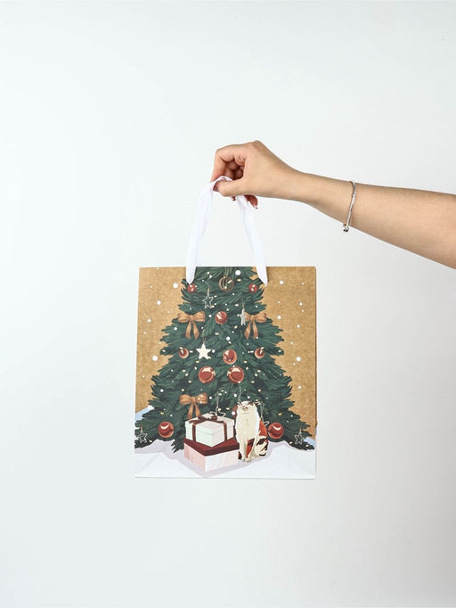 Набор пакетов крафтовых «Новогоднее поздравление»