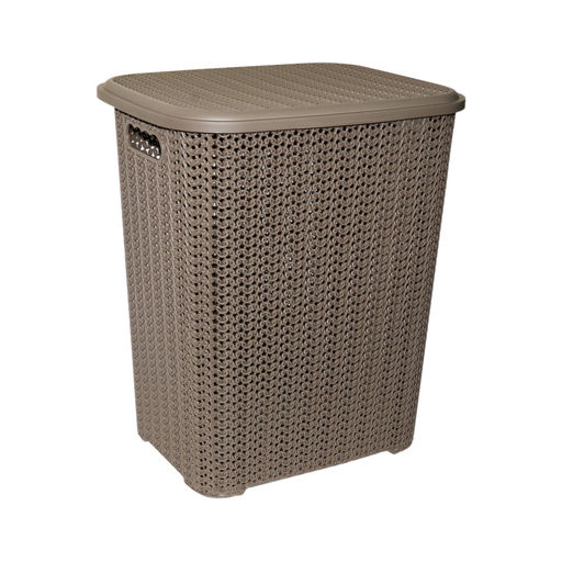 Корзина для белья 40 л "Вязь", арт 2040