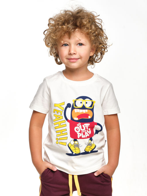 Футболка с принтом UD 4825 т.зеленый - Mini maxi фото 3