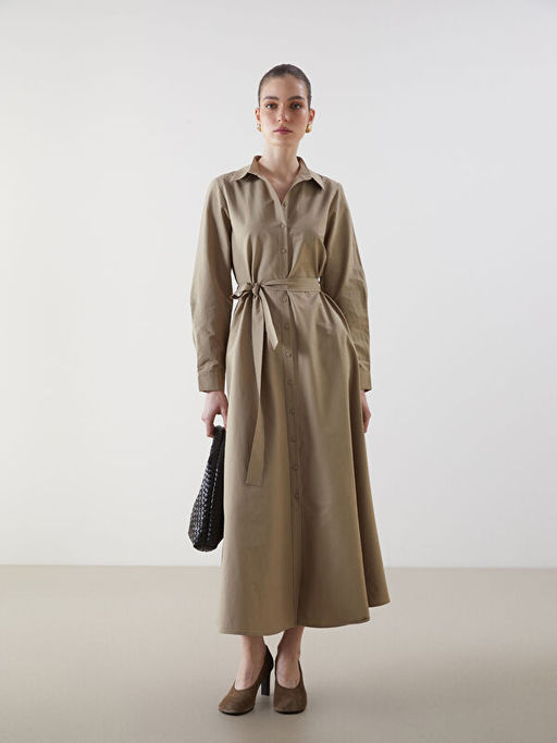 Poplin Kad?n G?mlek Elbise