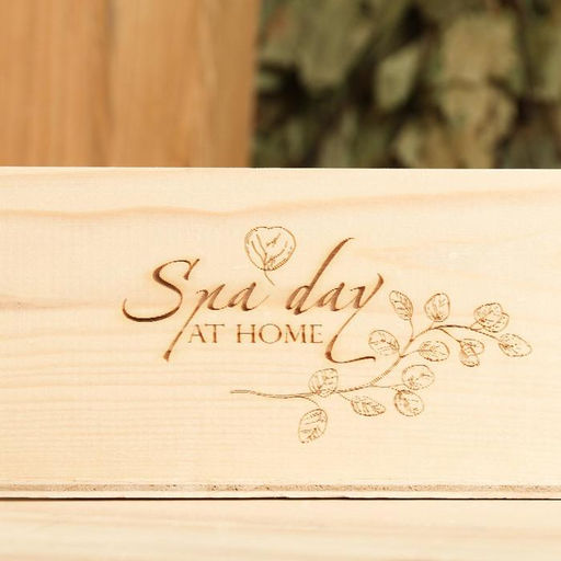 Ящик Spa Day at Home, 24.5×14×8 см, деревянный