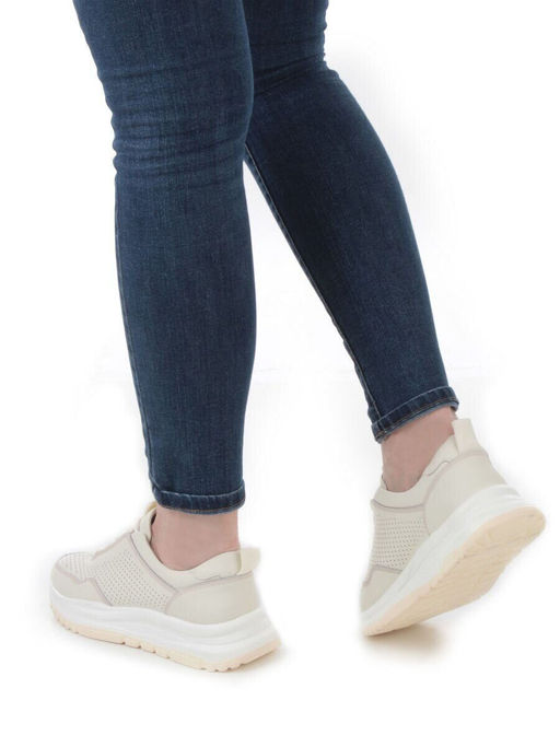 05-PDL250-2 LT. BEIGE Кроссовки женские (натуральная кожа)