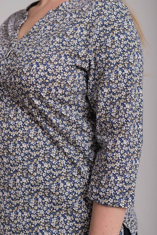 Футболка М324146сб синий/бежевый - Елена фото 7