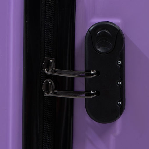 Чемодан малый 24 кодовый замок, цвет фиолетовый - Simaland фото 7