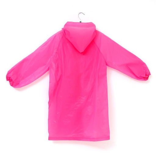 Дождевик детский со светоотражающими элементами, цвет розовый (120-160 см) - Funny toys фото 6
